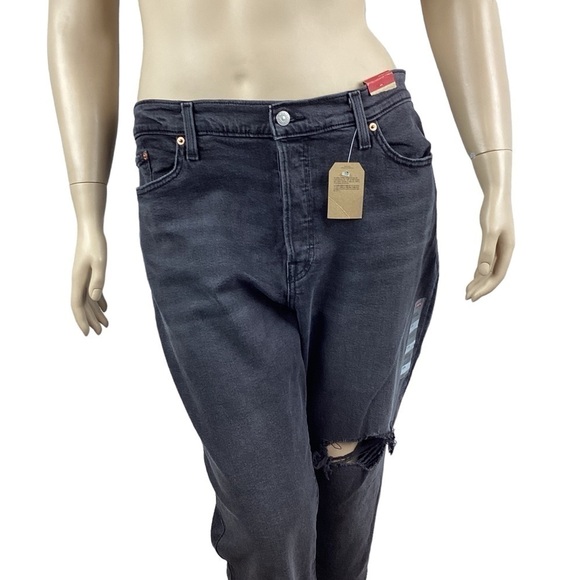 Levi's Wedgie Straight Crop Jeans Cut and Dry Size 20W - Picture 3 of 8